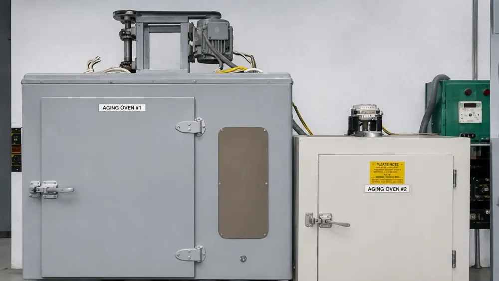 Hot-air aging ovens for accelerated heat-ageing tests