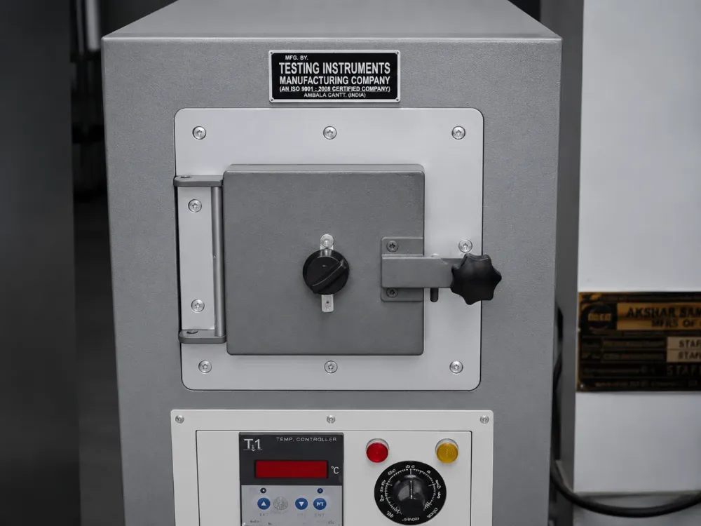 Muffle furnace for ash and filler content testing
